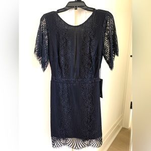 For Love & Lemons San Marcos Black Lace Dress Med